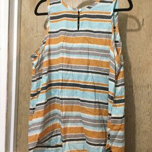 The North Face sleeveless pullover top stripped size XL excellent condition